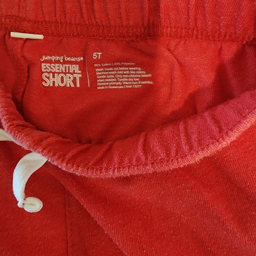 3t, 4t or 5t Red Jumping Bean shorts Valentine's Day - Picture 7 of 15